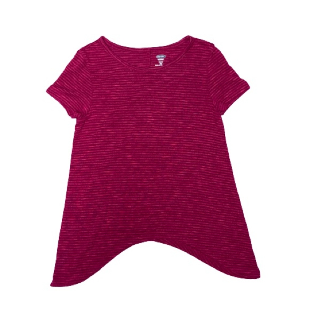Old Navy Kids Burgundy Striped T-shirt